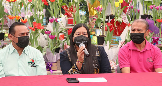 SDR inaugura temporada de tulipán con productores de Atlixco