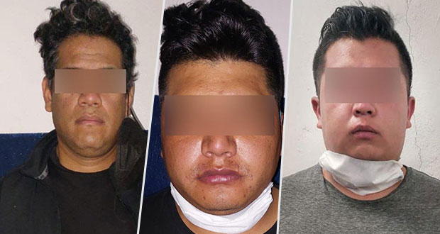 SSP detiene banda asaltante de comercios en el CH de Puebla
