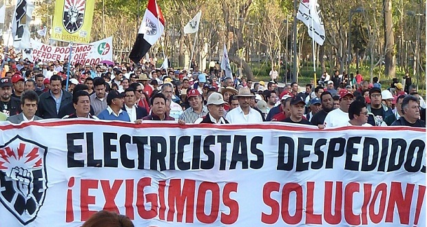 Darán apoyos a 8 mil extrabajadores de Luz y Fuerza del Centro