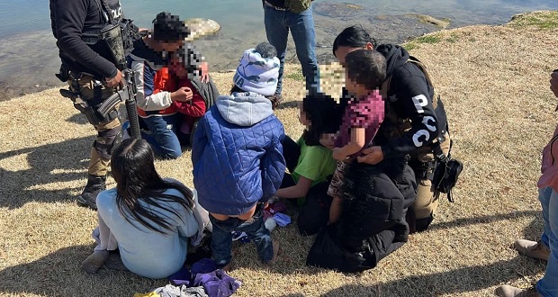 INM rescata a seis menores que cruzaban el Río Bravo