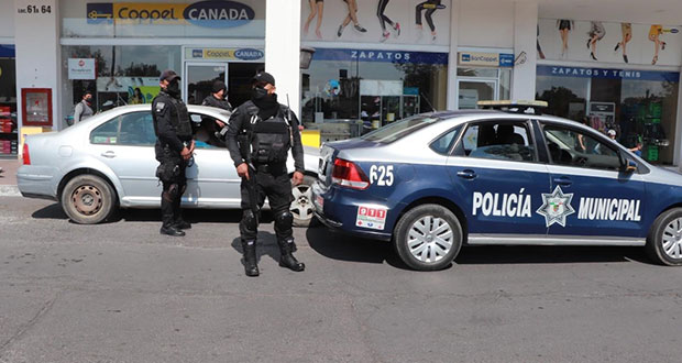 ¿Vas al banco? Policía de San Pedro Cholula ofrece acompañamiento