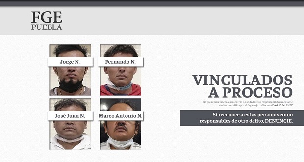 Van a prisión preventiva 4 hombres por robo a transporte público