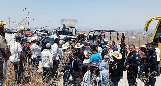 Antorcha denuncia invasión de predio en Ocoyucan