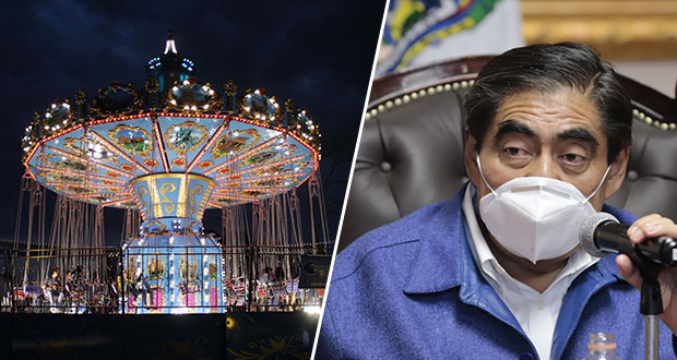 Barbosa descarta prohibir venta de alcohol en la Feria de Puebla