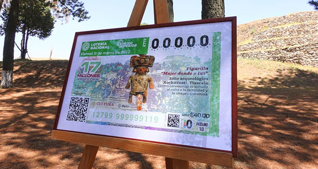 Con figura ancestral, billete de la Lotería conmemora Día de la Mujer