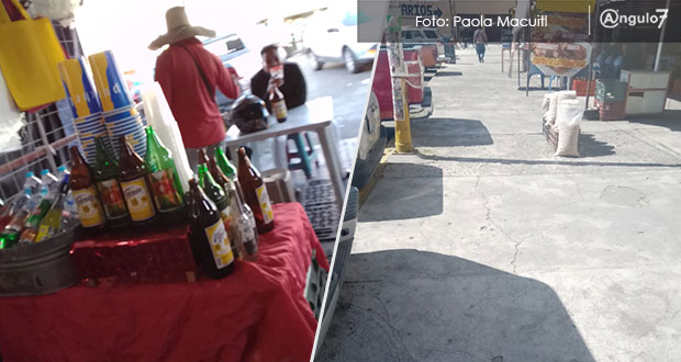 Continúa venta ilícita de alcohol en vía pública de Puebla capital
