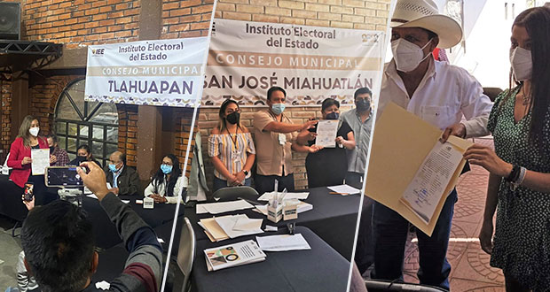 Dan constancias de mayoría a ganadores en Tlahuapan, Miahuatlán y Teotlalco