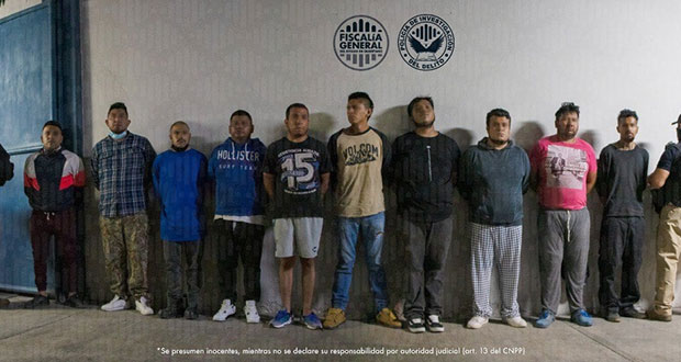 Detienen a 10 presuntos implicados en hechos de violencia en Querétaro 