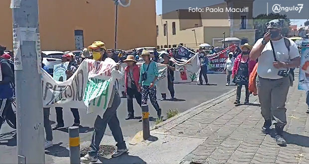 En Puebla, caravana por defensa del agua exige alto a transnacionales