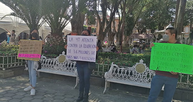 Fnerrr protesta por cierre de Escuelas de Tiempo Completo