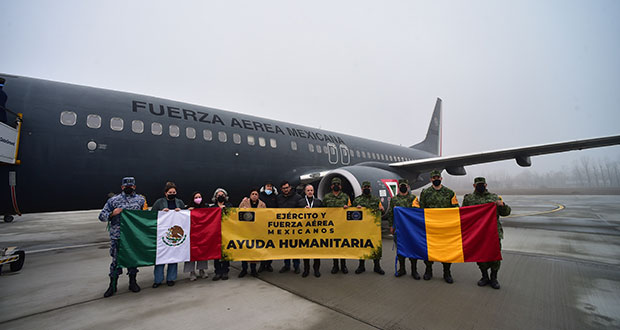 Fuerza Aérea regresa a México con 138 connacionales evacuados de Ucrania 