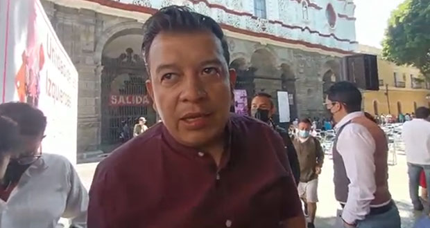 Morena de Puebla se alejó de la gente: Belmont; va por reestructuración