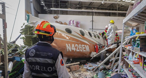 Poblanos, los 3 muertos por choque de avioneta en Morelos; venían de Acapulco