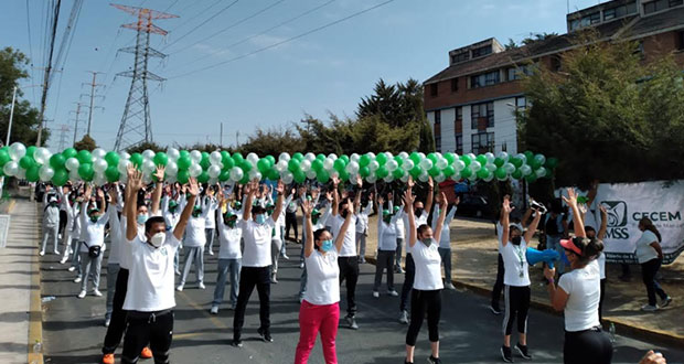 Realiza IMSS de Puebla triatlón “Brinca, corre, rueda”