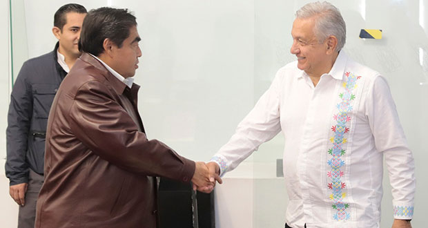 Reunión entre AMLO y Barbosa, para tratar temas de seguridad en Puebla