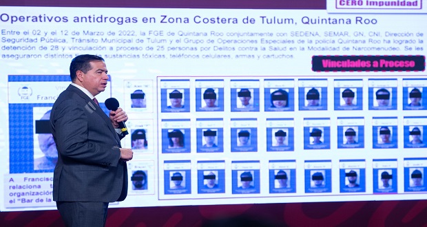 Desarticulan célula del CJNG en Quintana Roo; detienen a 11