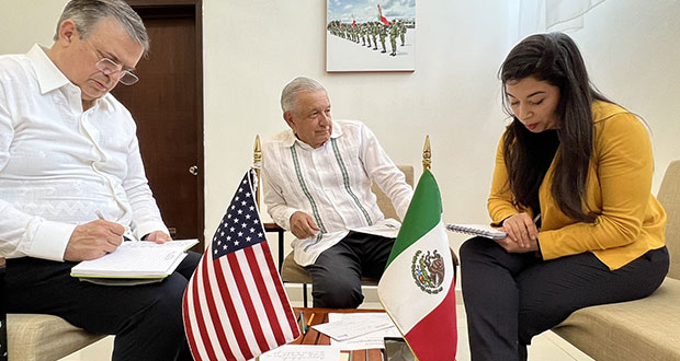 AMLO y Biden hablan sobre migración; Ebard irá a Washington el lunes