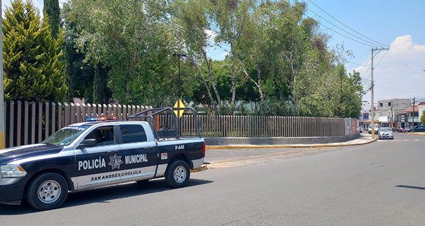 Ayuntamiento de San Andrés Cholula refuerza seguridad en la zona de Anáhuac