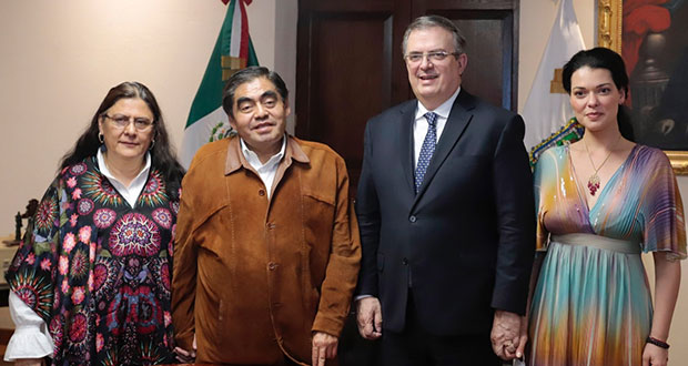 Ebrard no vino a Puebla a aliarse con grupos locales por presidencia: Barbosa