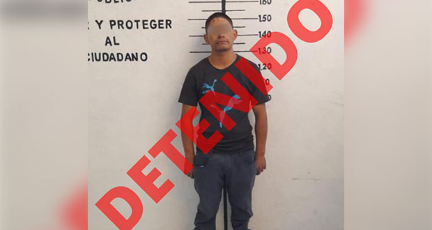En San Pedro Cholula, detienen a hombre por agredir a su hermana