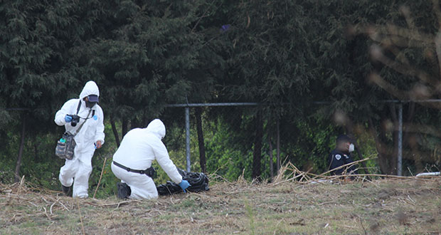 Encuentran cuerpo embolsado cerca de Cessa en Cuautlancingo