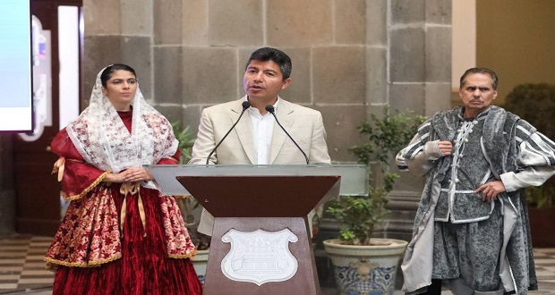 Eduardo Rivera inicia festejos del 491 aniversario de Puebla
