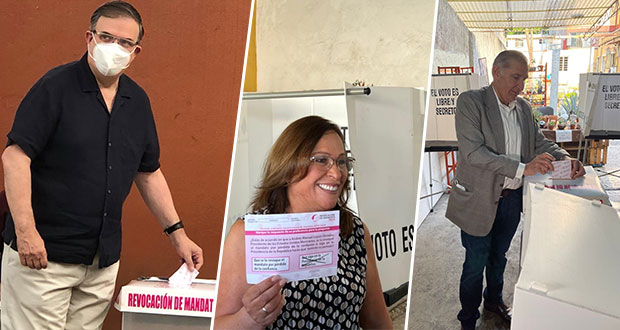 Gabinete, gobernadores y políticos de la 4T exhiben voto en redes