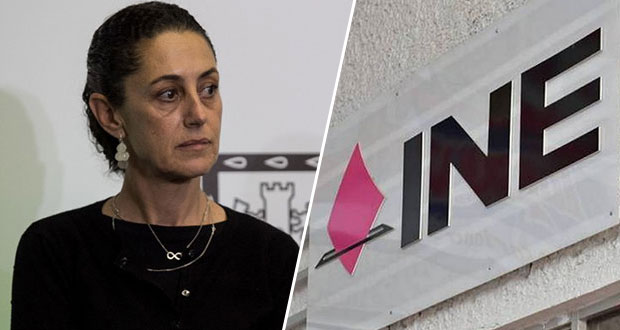 INE amonesta a Sheinbaum por propaganda a favor de AMLO