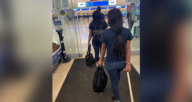 INM asiste retorno de 2 menores de EU abandonadas en Cancún