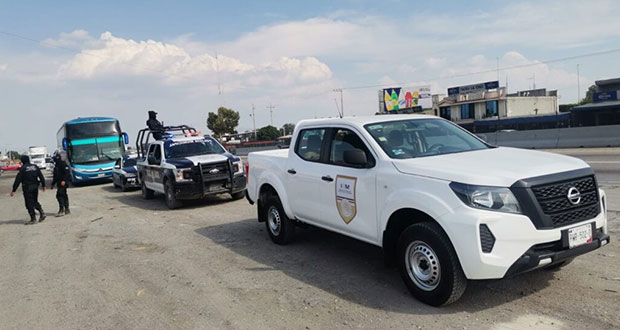 INM localiza a 123 extranjeros en autobús que iba por Palmar de Bravo