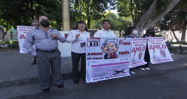 Invitan a “Marcha por la democracia” en Puebla por revocación de mandato