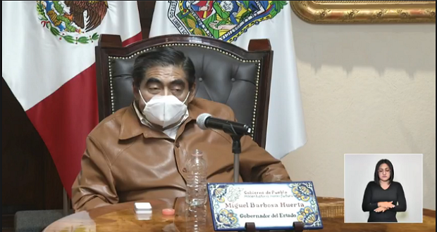 Hay coordinación policial para disminuir ola de homicidios en Puebla: Barbosa