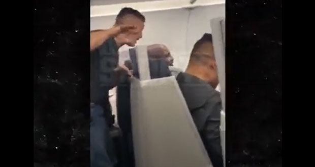 Mike Tyson es captado golpeando a una persona en un avión 