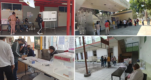 Participación por revocación de mandato, poca, pero fluida en Puebla capital