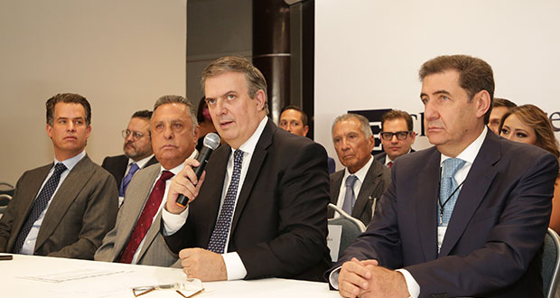 Puebla tiene potencial para recibir inversiones del Medio Oriente: Ebrard