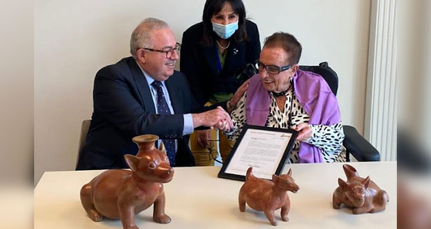 Regresan a México 3 piezas que se iban a subastar en Bélgica