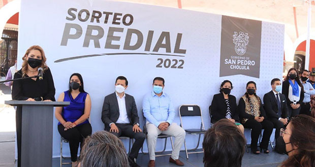 San Pedro Cholula premia a 32 ganadores de Sorteo Predial de 2022