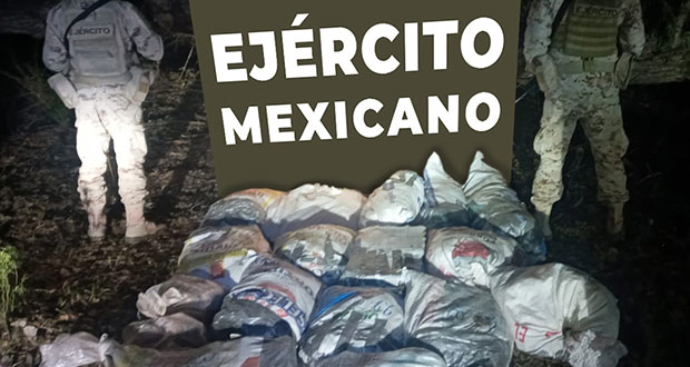 Sedena y GN aseguran 379 kilos de droga en Nogales, Sonora