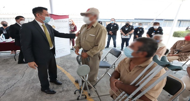 Sedif entrega aparatos ortopédicos a reos de San Miguel