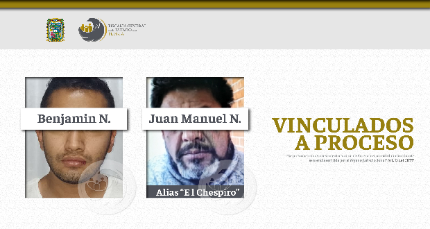 Por homicidios y feminicidio en Serdán, FGE detiene a 2 hombres