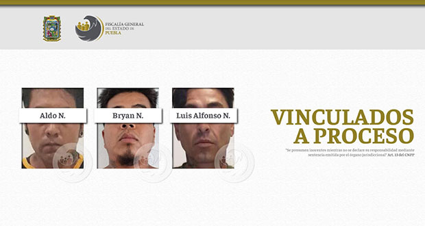 Vinculan a proceso a tres sujetos por multihomicidio en Atlixco