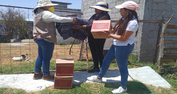 DIF atiende a afectados por granizadas de 10 municipios poblanos