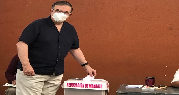“Voté a favor de que siga la transformación del país”: Ebrard