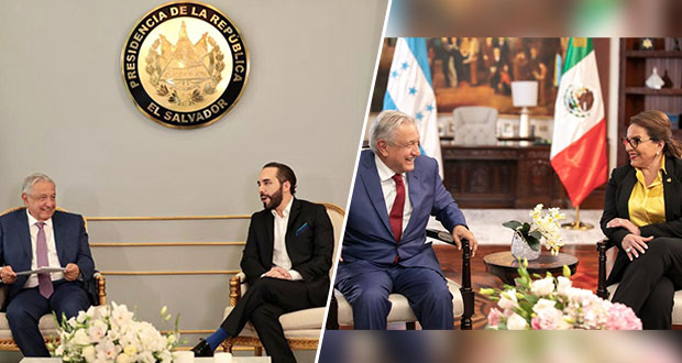 AMLO acuerda duplicar programas en El Salvador y respalda reforma en Honduras