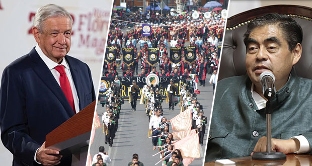AMLO sí presenciará todo el desfile por batalla del 5 de Mayo el jueves: Barbosa