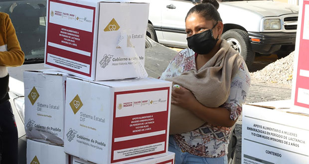 Apoyo alimentario beneficia a 40 mil madres en zonas marginadas