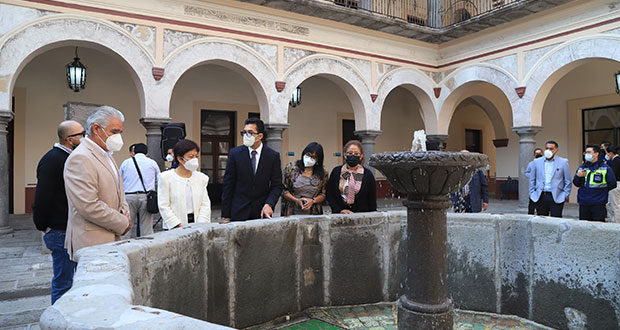 Cedillo reinaugura edificio de San Jerónimo de BUAP; será para posgrados