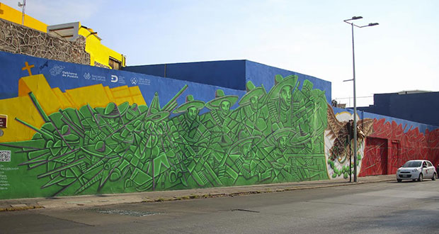 Conoce el mural interactivo de la Batalla del 5 de Mayo