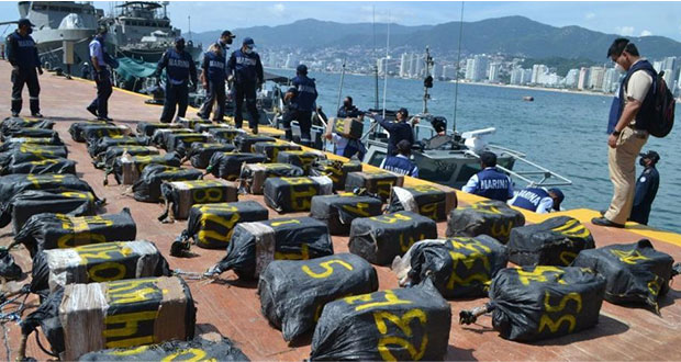 De febrero a mayo, Semar asegura 12.7 millones de toneladas de cocaína
