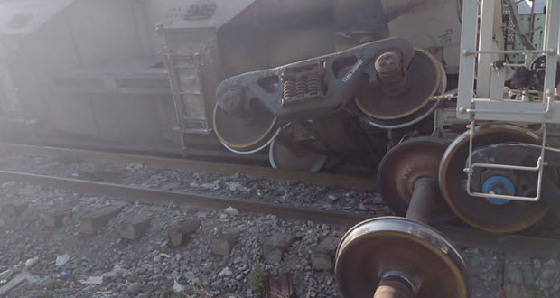 Descarrila tren en el Estado de México; sin reporte de lesionados